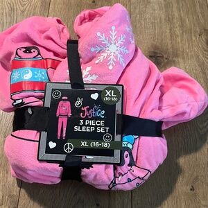 Justice pajamas size XL 16-18 NWT